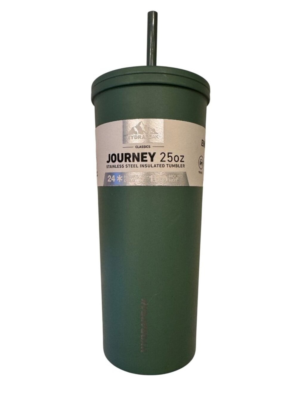 Hydrapeak Classics Journey 25 oz Tumbler Insulated Hot/Cold NWT Green Straw
